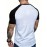 Chic Printed T-shirt, Men's Casual Street Style Stretch Round Neck Tee Shirt For Summer