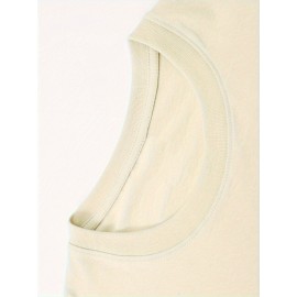 Simple and stylish E-letter printed men's round neck short sleeved T-shirt, comfortable and breathable casual sports top suitable for spring and summer vacation leisure