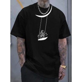 Print Tee Shirt, Tees for Men, Casual Short Sleeve T-shirt for Summer