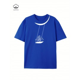Print Tee Shirt, Tees for Men, Casual Short Sleeve T-shirt for Summer