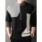1pc Men'S Korean Style Crew Neck Sweater, Casual Striped Pattern, Rib-Knit, Slight Stretch, Loose Fit, Acrylic Knit Fabric, Thick Warm Patchwork Pullover for Fall/Winter - Fashionable Color Block Base Layer Top [12422]